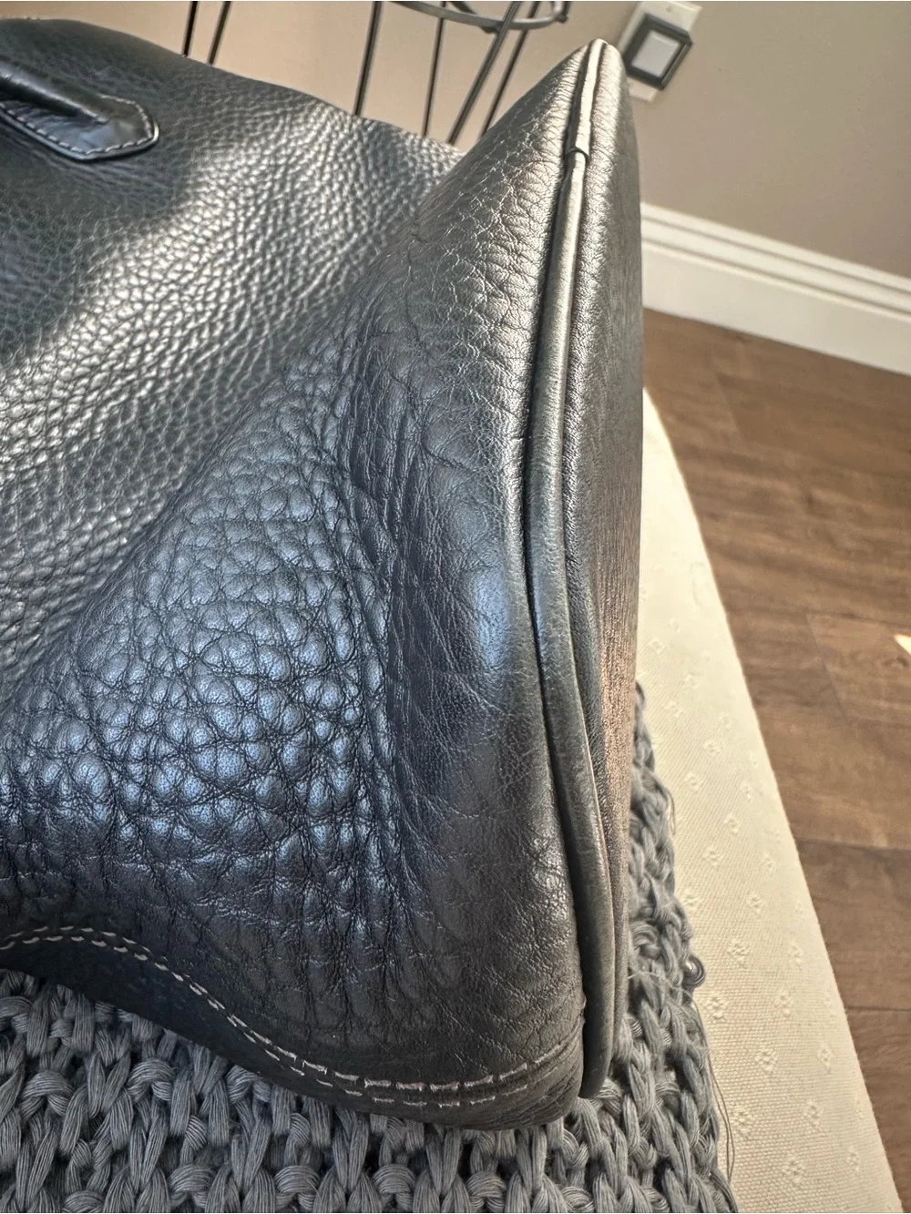 Vintage Coach Black Sonoma Satchel 4921